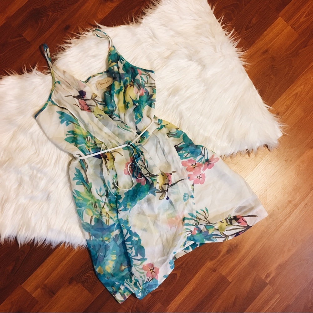 Yumi Kim Floral Silk Dress